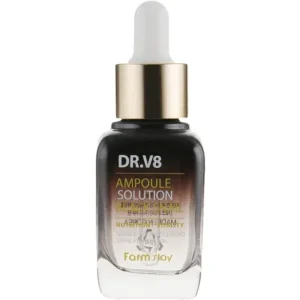 Utolsó esély Farmstay DR-V8 Ampoule Solution Black Snail - Szérum Csigamucinnal 30ml