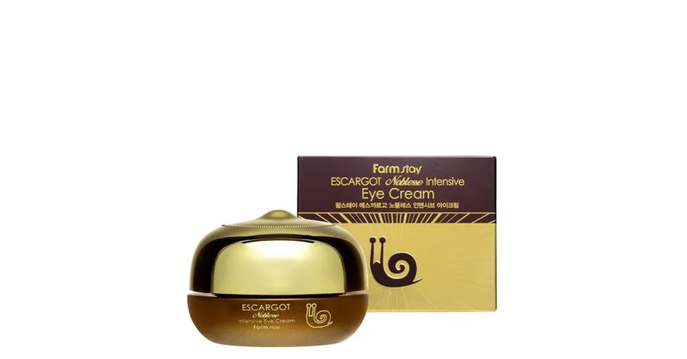 Biztonságos fizetés Farmstay Escargot Noblesse Intensive Eye Cream - Szemkörnyékápoló Krém Csigamucinnal 50g