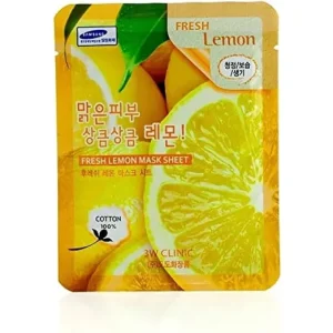 3W Clinic Fresh Lemon Mask Sheet – Hidratáló Arcmaszk 23ml/1db Kedvezményes ár