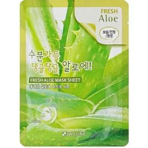 Kihagyhatatlan ajánlat 3W Clinic Fresh Aloe Mask Sheet – Hidratáló Arcmaszk 1db/23g