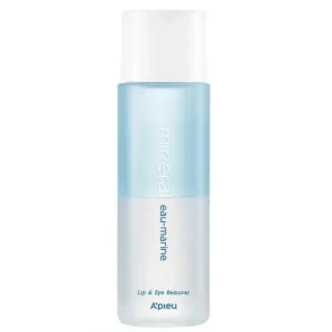 Kedvezmény A‘PIEU Mineral Lip and Eye Make-up Remover Eau-marine – Ásványi Szem- és Ajaksmink Eltávolító 100ml