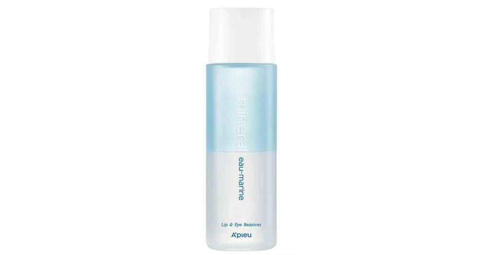 Kedvezmény A‘PIEU Mineral Lip and Eye Make-up Remover Eau-marine – Ásványi Szem- és Ajaksmink Eltávolító 100ml