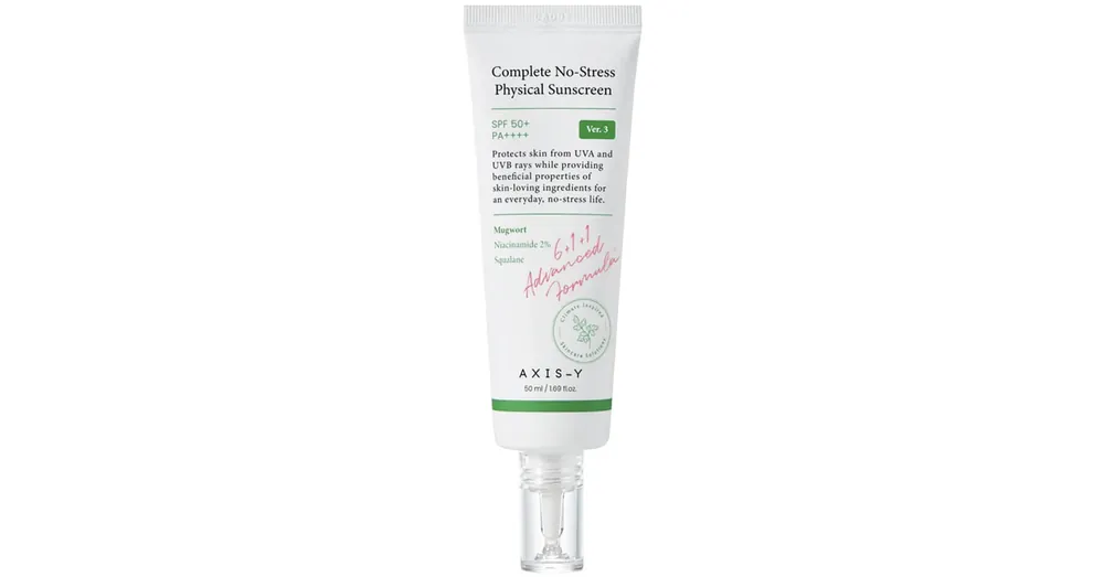 AXIS-Y Complete No-Stress Physical Sunscreen V. 3 SPF50+ PA++++ - Ásványi Fényvédő 50ml Árcsökkenés
