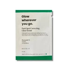 Akciós ár AXIS-Y Dark Spot Correcting Glow Serum (sample) – Világosító Szérum 5% Niacinamiddal 1.5ml (sample)