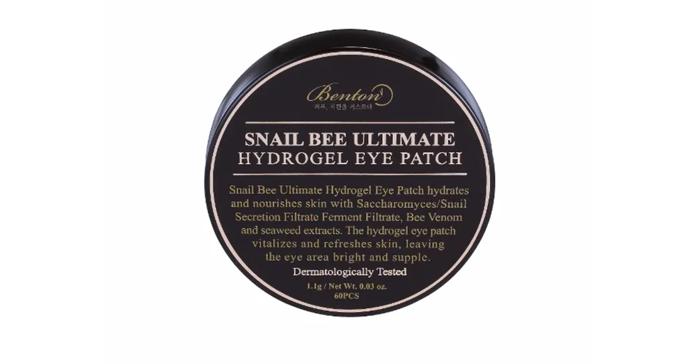 Legjobb ár Benton Snail Bee Ultimate Hydrogel Eye Patch - Hidrogél Párnácskák Csiga Mucinnal és Méhméreggel 60db
