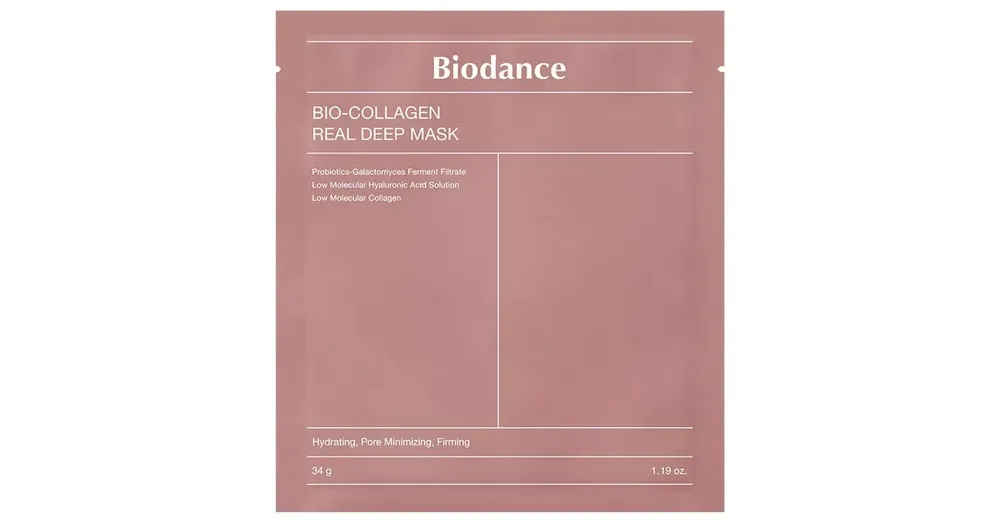 Kedvezmény Biodance Bio-Collagen Real Deep Mask - Mélyhidratáló Hidrogél Maszk Kollagénnel és Enzimekkel 1db/34g