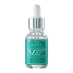 Cos De BAHA NZ Niacinamide 20 Zinc PCA 4 Serum – Szérum Problémás Bőrre 30ml Biztonságos fizetés