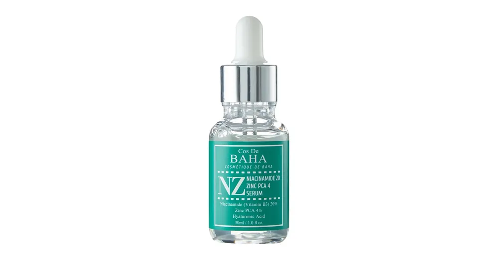Cos De BAHA NZ Niacinamide 20 Zinc PCA 4 Serum – Szérum Problémás Bőrre 30ml Biztonságos fizetés