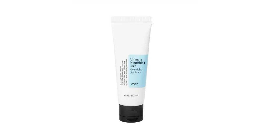 Árengedmény Cosrx Ultimate Nourishing Rice Overnight Spa Mask - Tápláló Éjszakai Maszk Rizskivonattal 60ml