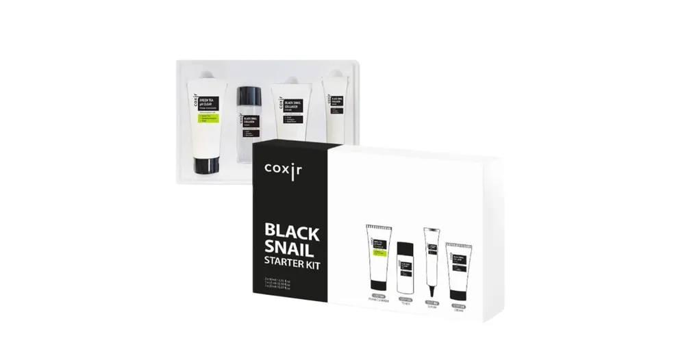 COXIR Black Snail Starter Kit - Arcápoló Szett Csigakivonattal Kihagyhatatlan ajánlat
