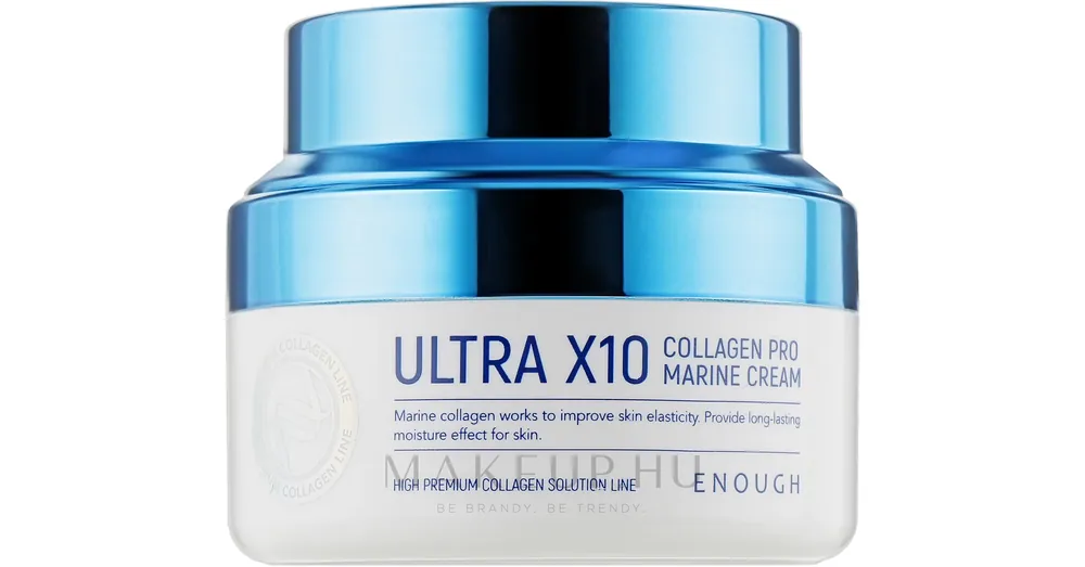 Azonnal elérhető Enough Ultra X10 Collagen Pro Marine Cream - Hidratáló Arckrém Kollagénnel 50ml