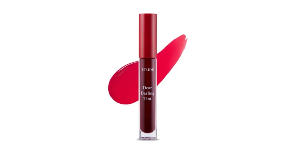 Biztonságos fizetés ETUDE Dear Darling Water Gel Tint - Ajakfesték - 04 Plum Red - 5g