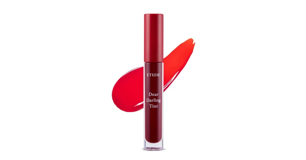 Etude Dear Darling Water Gel Tint - Ajak Tinta - 02 Cherry Red - 5g Vásárlói kedvenc