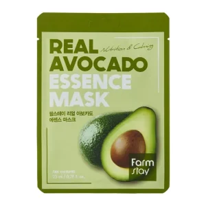 Farmstay Real Avocado Essence Mask - Tápláló és Nyugtató Maszk 1db/23ml Expressz szállítás