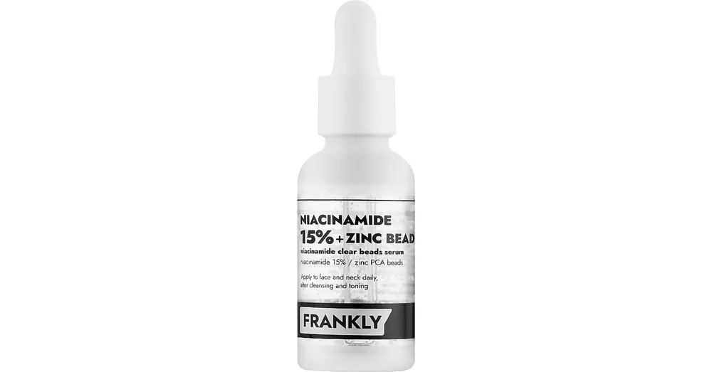 Szuper ajánlat Frankly Niacinamide 15% Zinc Beads Serum - Pattanás Elleni Szérum 30ml
