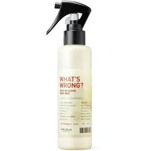 Biztonságos fizetés Frudia What‘s Wrong Help AC Clear Body Mist - Testpermet Akne Ellen 150ml