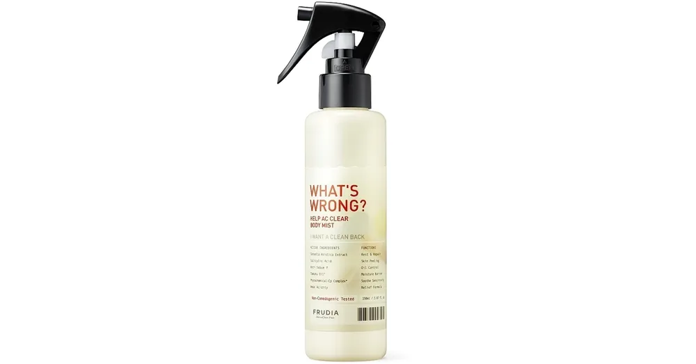 Biztonságos fizetés Frudia What‘s Wrong Help AC Clear Body Mist - Testpermet Akne Ellen 150ml