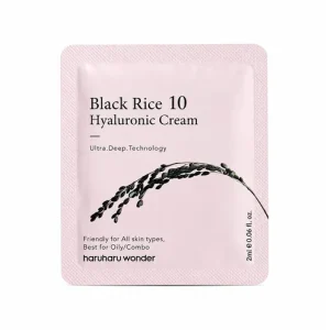 Haruharu Wonder Black Rice 10 Hyaluronic Cream (sample) – Hidratáló Krém 2ml (sample) Végkiárusítás