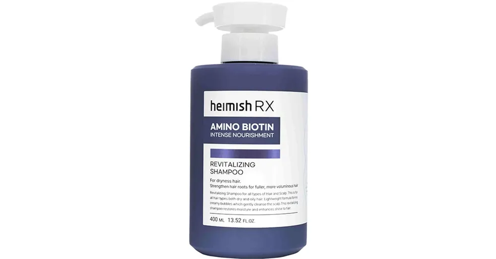 Vásárlói kedvenc Heimish RX Amino Biotin Revitalizing Shampoo – Hajhullás Elleni Sampon 400ml