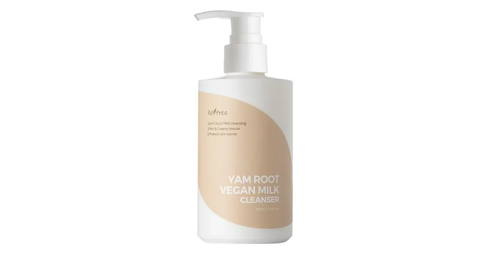 Újdonság Isntree Yam Root Vegan Milk Cleanser - Arctisztító Tej Yamgyökér Kivonattal 220ml