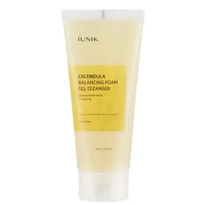 Kedvezmény IUNIK Calendula Balancing Foam Gel Cleanser – Kiegyensúlyozó Habzó Gél Arctisztító Körömvirág Kivonattal 150ml