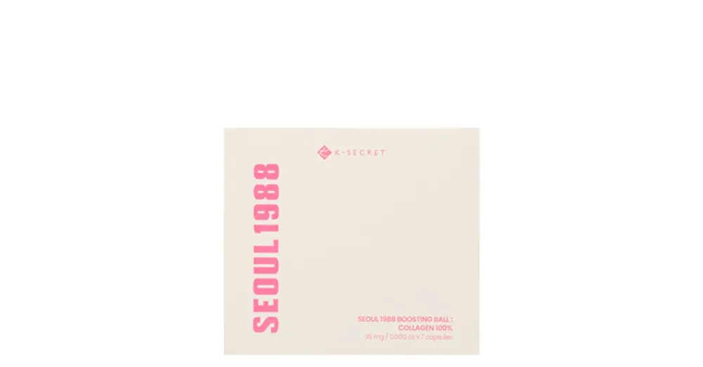 K-SECRET Seoul 1988 Boosting Ball Collagen 100% – Bőrfeszesítő Kapszula 35mg Azonnal elérhető