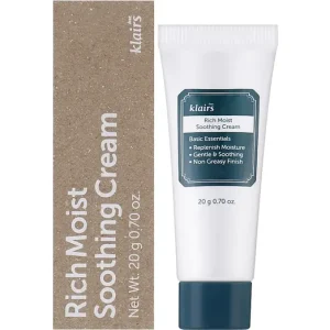 Klairs Rich Moist Soothing Cream MINI – Mélyhidratáló És Nyugtató Krém MINI 20ml Olcsó