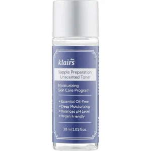 Biztonságos fizetés Klairs Supple Preparation Unscented Toner MINI – Illatmentes Hidratáló Tonik MINI 30ml