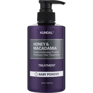 Korlátozott ajánlat Kundal Honey & Macadamia Baby Powder Treatment - Hidratáló Hajkondicionáló 500ml