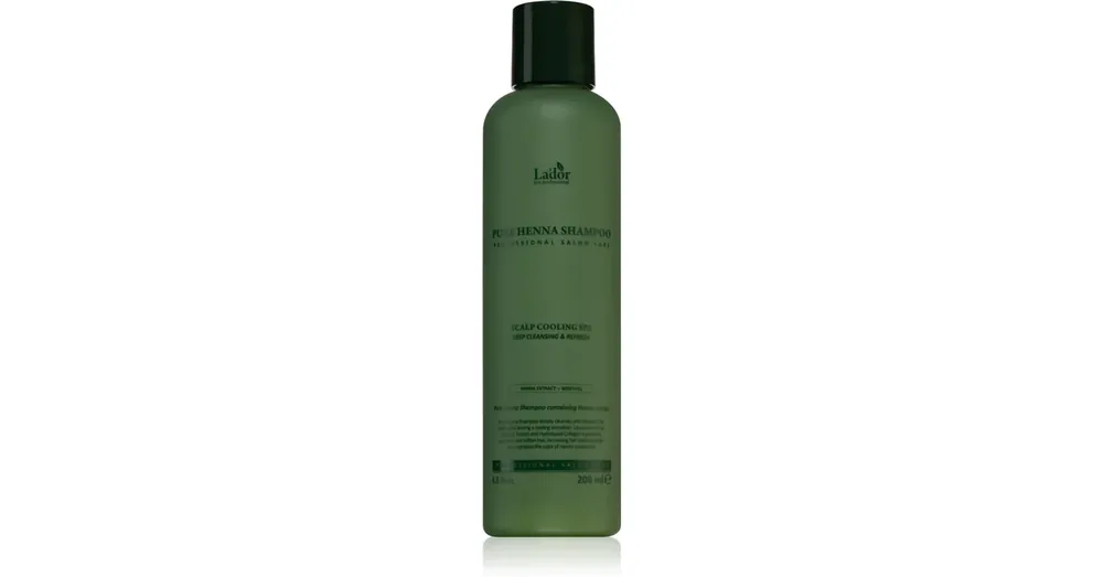 Lador Pure Henna Shampoo - Fejbőr Hűsítő Természetes Sampon 200ml Vedd meg most