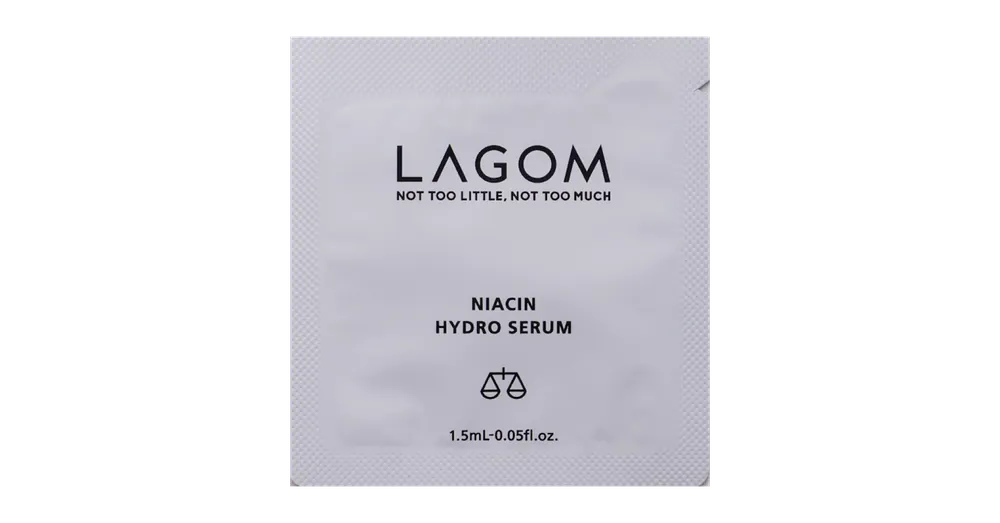 Rendeld meg most Lagom Niacin Hydro Serum SAMPLE - Niacin Hidro Szérum Arcra SAMPLE 1.5ml