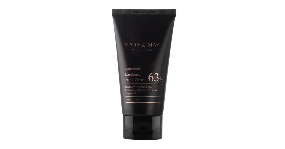 Csak ma Mary&May Idebenone Blackberry Intense Cream (TUBE) - Ránctalanító Krém Idebenonnal (TUBE) 100g