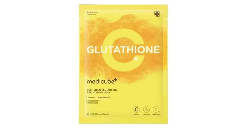 Csak ma Medicube Deep Vita C Glutathione Brightening Mask – Folthalványító Fátyolmaszk 1db/27ml