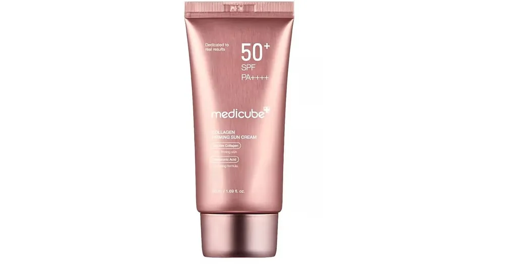 Csak ma Medicube Collagen Firming Sun Cream SPF50+ PA++++ – Feszesítő Fényvédő Krém 50ml