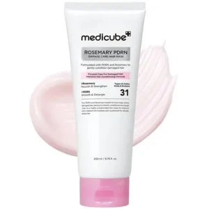 Azonnali szállítás Medicube Rosemary PDRN Damage Care Hair Mask – Regeneráló Hajmaszk 200ml