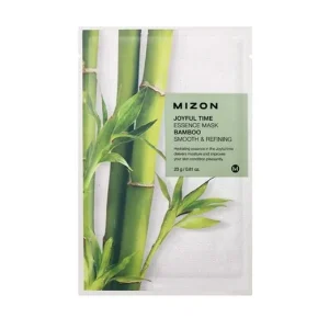 Árcsökkenés Mizon Joyful Time Essence Mask – Bamboo – Bambuszos Fátyolmaszk 1db/23g