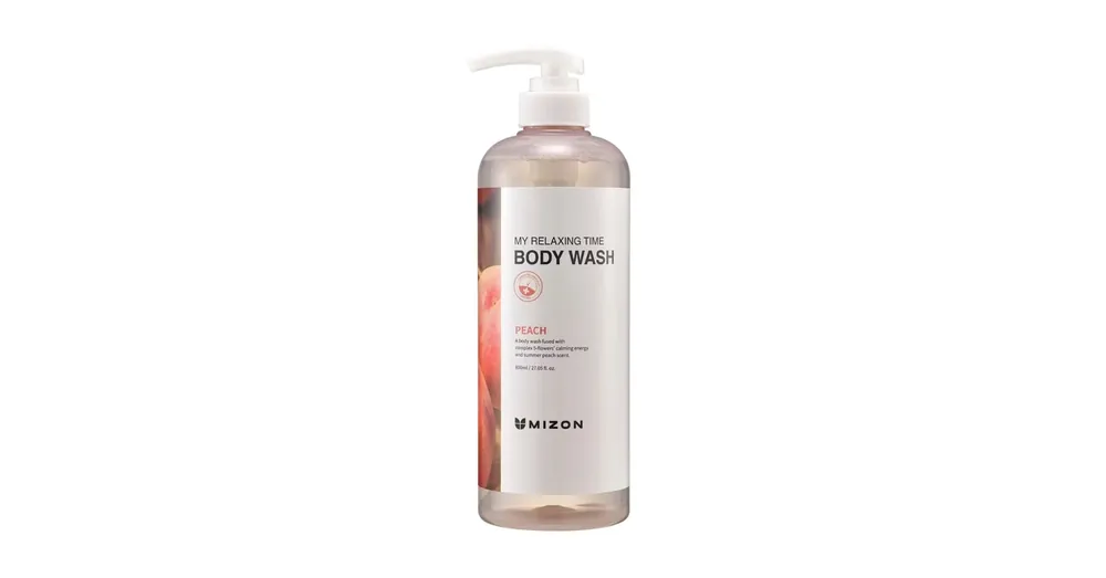 Mizon My Relaxing Time Body Wash – Peach – Frissítő Tusfürdő 800ml Szuper akció