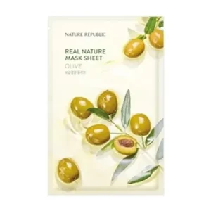 Nature Republic Real Nature Olive Sheet Mask - Hidratáló Arcmaszk 1db/23ml Árengedmény