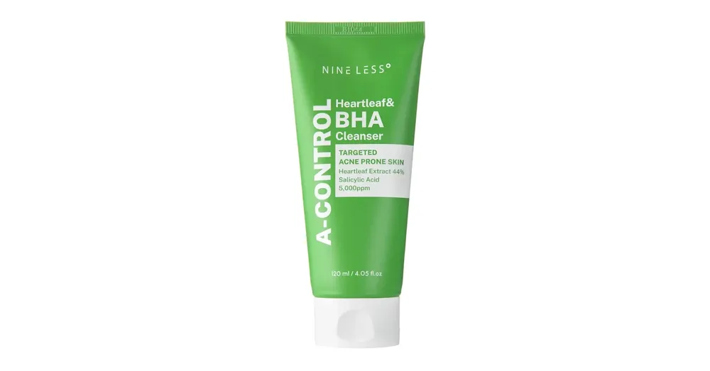 Nine Less A-Control Heartleaf & BHA Cleanser - Arctisztító Emulzió 120ml Biztonságos vásárlás