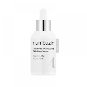 Numbuzin No.4 Ceramide AHA Glazed Skin Prep Serum – Hidratáló Hámlasztó Szérum 30ml Prémium