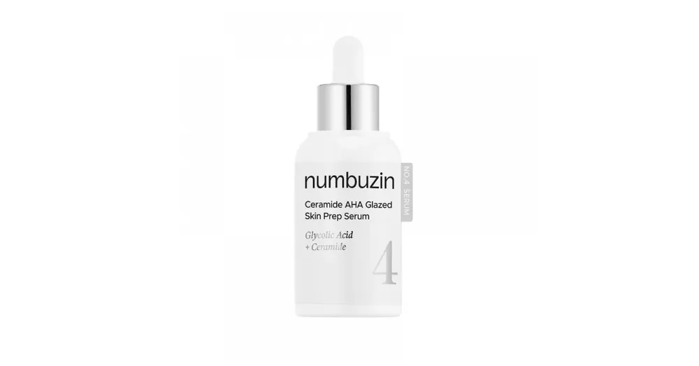 Numbuzin No.4 Ceramide AHA Glazed Skin Prep Serum – Hidratáló Hámlasztó Szérum 30ml Prémium