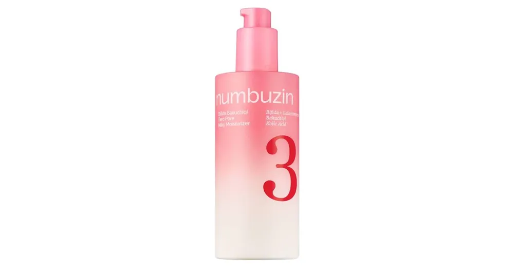 Biztonságos vásárlás Numbuzin No.3 Bifida Bakuchiol Zero Pore Milky Moisturizer – Pórusösszehúzó Hidratáló Emulzió 150ml