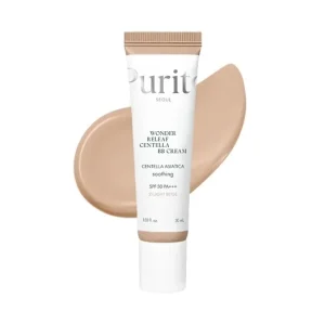 Purito Seoul Wonder Releaf Centella BB Cream 21 Light Beige - BB Krém Ázsiai Gázló Kivonattal 30ml Azonnali szállítás