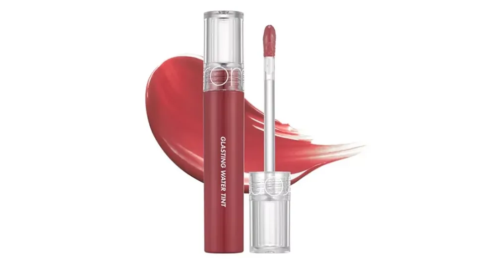 rom&nd Glasting Water Tint - 08 Rose Stream - Fényes Üvegajak Hatású Ajaktinta 4g Gyors kiszállítás