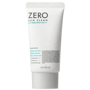 Rom&nd Zero Sun Clean SPF50+ PA++++ - Frissítő Fényvédő - 01 Fresh - 50ml Szuper akció