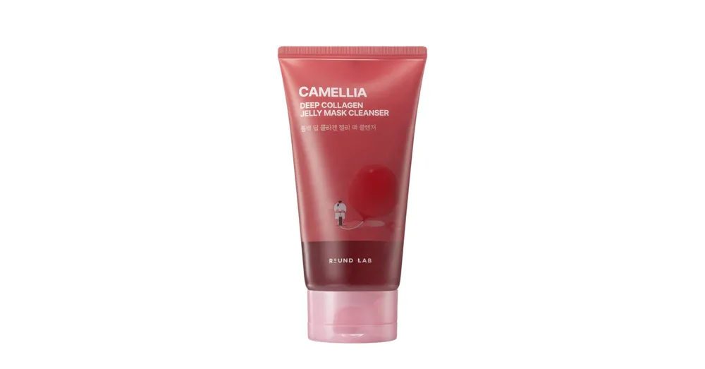 Nézd meg most Round Lab Camellia Deep Collagen Jelly Mask Cleanser – Kollagénes Zselés Arctisztító 150ml