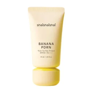 SHAISHAISHAI Banana PDRN Tone Up Sun Primer SPF50+ PA++++ – Fényvédő Primer 35ml Újdonság