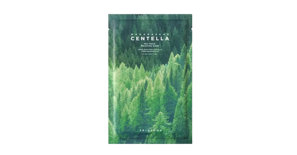 SKIN1004 Madagascar Centella Tea-Trica Relaxing Mask – Nyugtató Arcmaszk Centella- és Teafa-kivonattal 1db/24ml Ajánlat