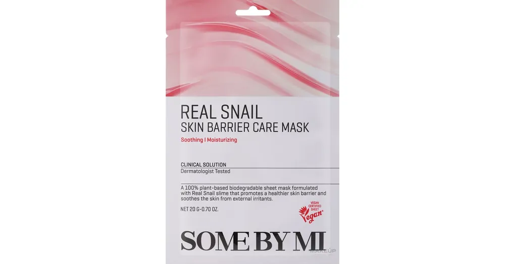 Legkelendőbb Some By Mi Real Snail Skin Barrier Care Mask - Hidrataló Szövetmaszk 1db