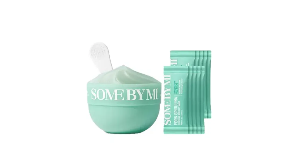 Gyors szállítás Some By Mi PDRN Spirulina Soothing Sherbet Mask - Nyugtató Maszk Hűsítő Hatással 10db/1g